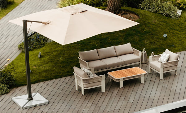 LIVING BORROMEO BEIGE DE 04 PIEZAS  "HIGOLD" (30% DSCTO)
