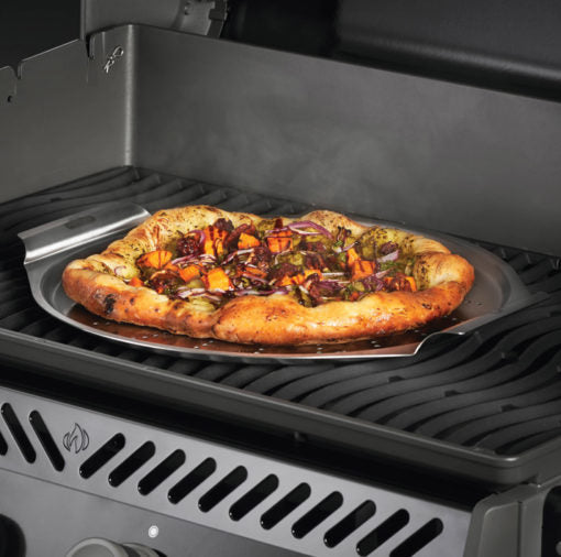 BANDEJA DE  14" (35,5CM) DE ACERO INXIDABLE PARA PIZZA