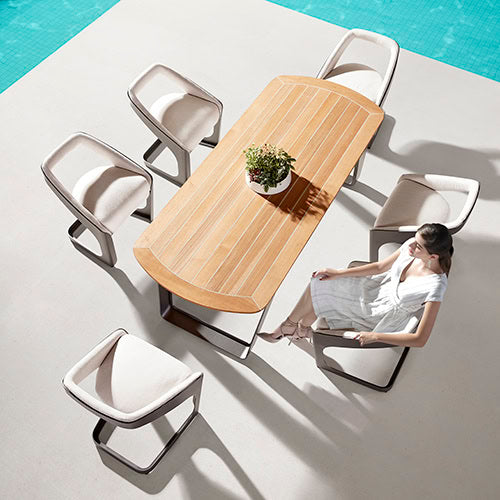 COMEDOR ONDA + 6 SILLAS HIGOLD BY PININFARINA (30% DSCTO PEDIDO EXCLUSIVO HASTA EL 20-10-25)