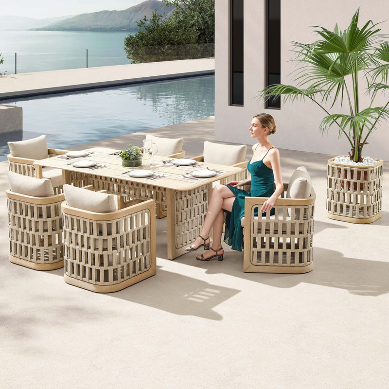 COMEDOR + 6 SILLAS RIVA HIGOLD (30% DSCTO PEDIDO EXCLUSIVO HASTA EL 20-10-25)