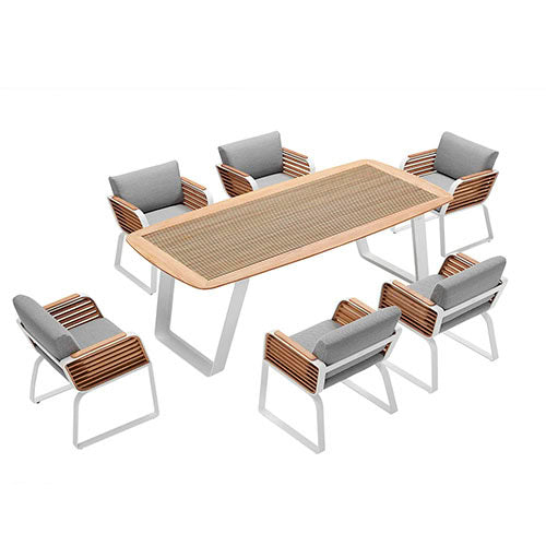 COMEDOR + 6 SILLAS WING HIGOLD BY PININFARINA (30% DSCTO MODELO EXCLUSIVO - PRE-VENTA)