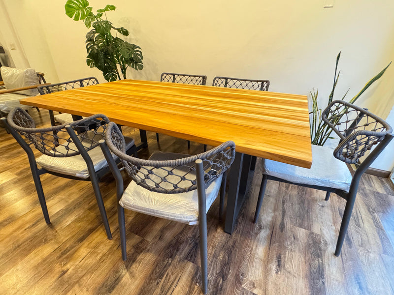 COMEDOR IBIZA + 6 SILLAS BAHAMA "CAVANNI" (35% DSCTO - ULTIMO JUEGO)