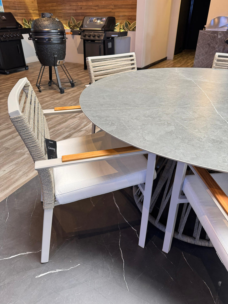 COMEDOR + 5 SILLAS BOSTON CAVANNI (40% DSCTO - ULTIMO STOCK)
