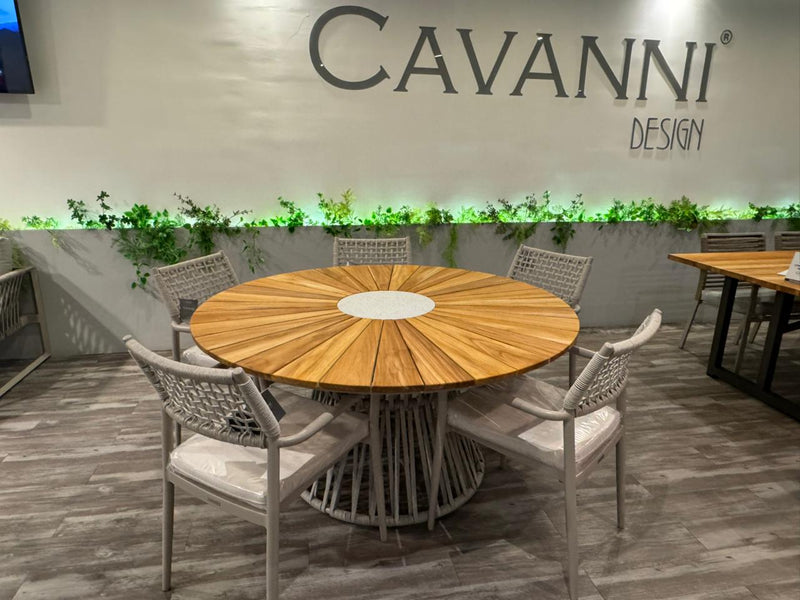 COMEDOR FRANCIA +05 SILLAS BELA "CAVANNI" (25% DSCTO)