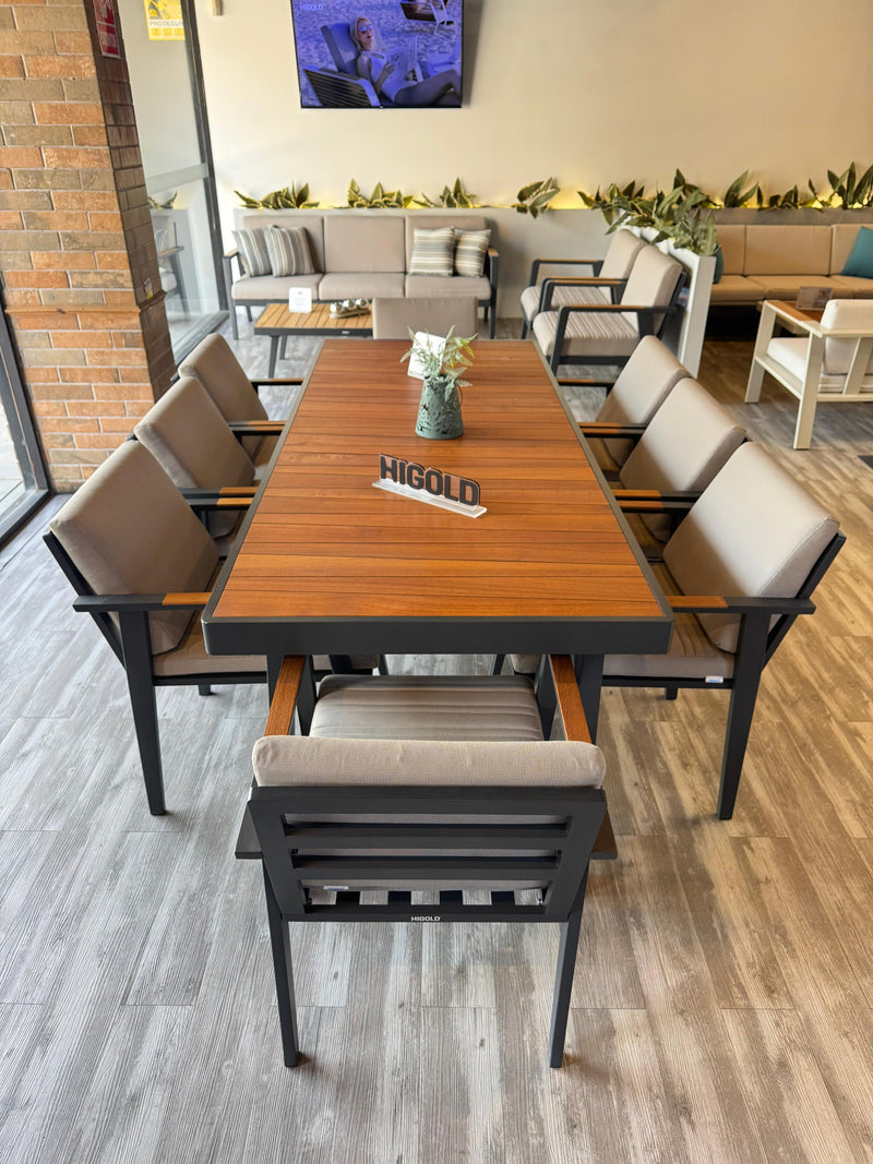 COMEDOR EMOTI DE 08 SILLAS "HIGOLD" (30% DSCTO PRE-VENTA)