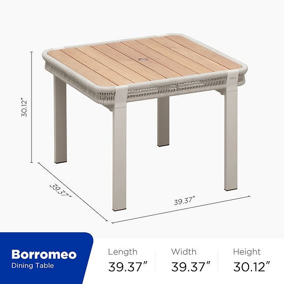 COMEDOR + 4 SILLAS BORROMEO HIGOLD (35% DSCTO PEDIDO EXCLUSIVO HASTA EL 20-10-25)